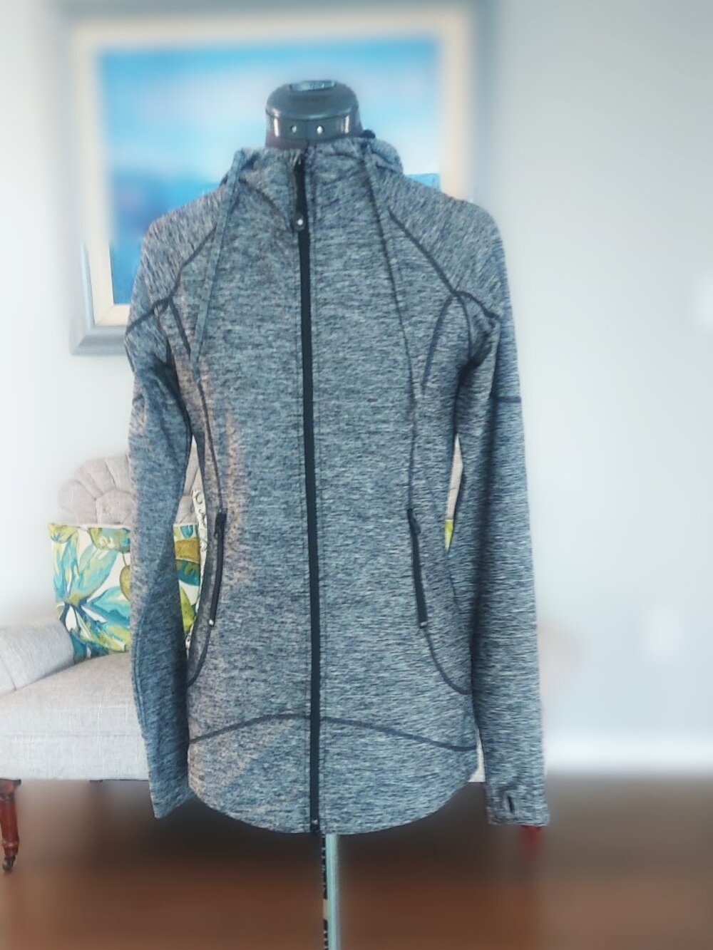 Leo Star Athletica Hooded Zip Front Jacket - Size 4